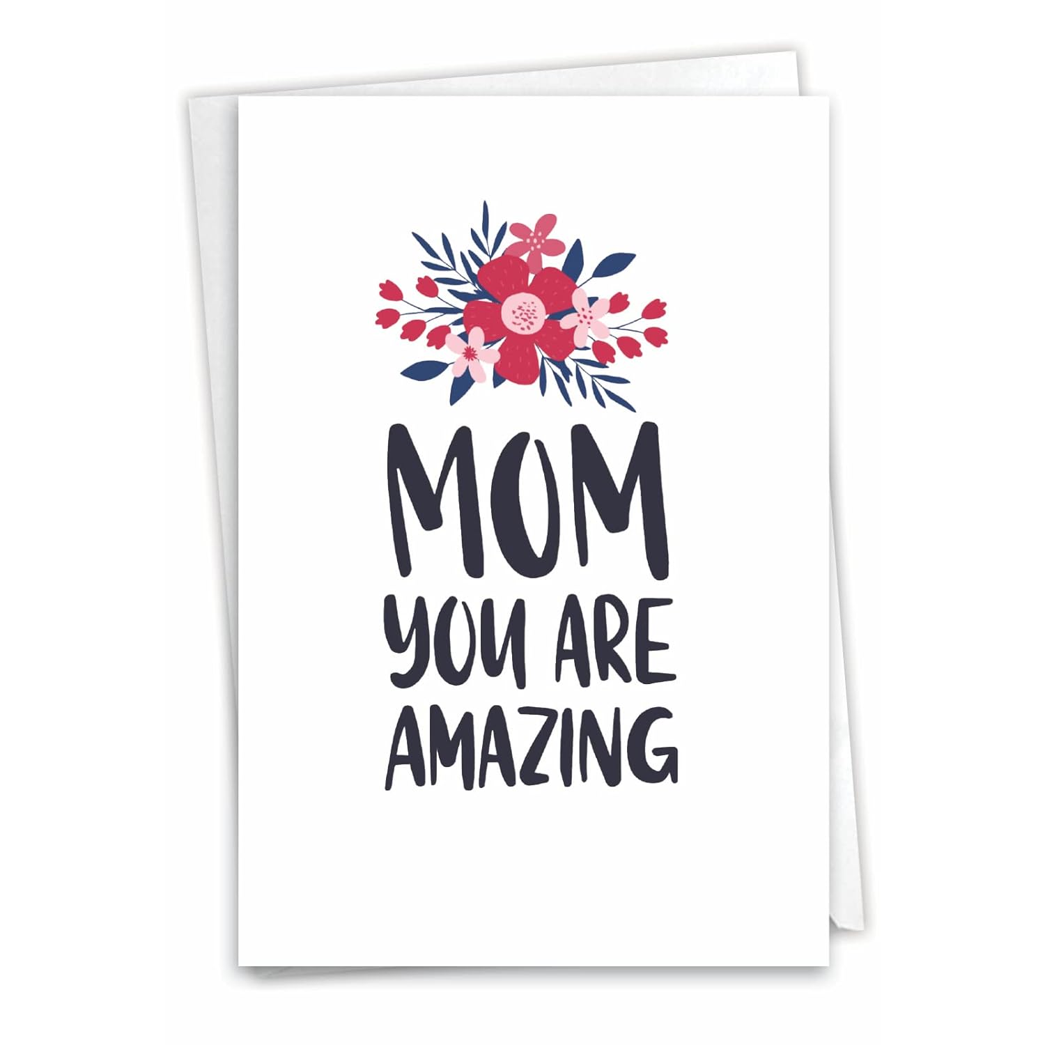 Mother'S Day Greeting Card With 5 X 7 Inch Envelope (1 Card) Momamazing Mom-Amazing Day C10351Bmdg
