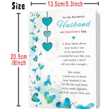 Husband Valentines Day Card, Funny Valentines Cards Gifts For Husband From Wife-8X5.3 Inches, Double-Sided