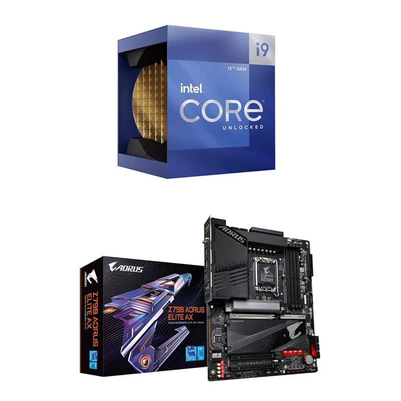 Intel Core i9-12900K + GIGABYTE Z790 AORUS Elite AX Motherboard