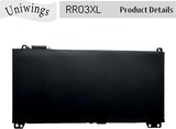 HP RR03XL 48Wh Laptop Battery Replacement for ProBook 430 440 450 G4 G5 HSTNN-PB6W