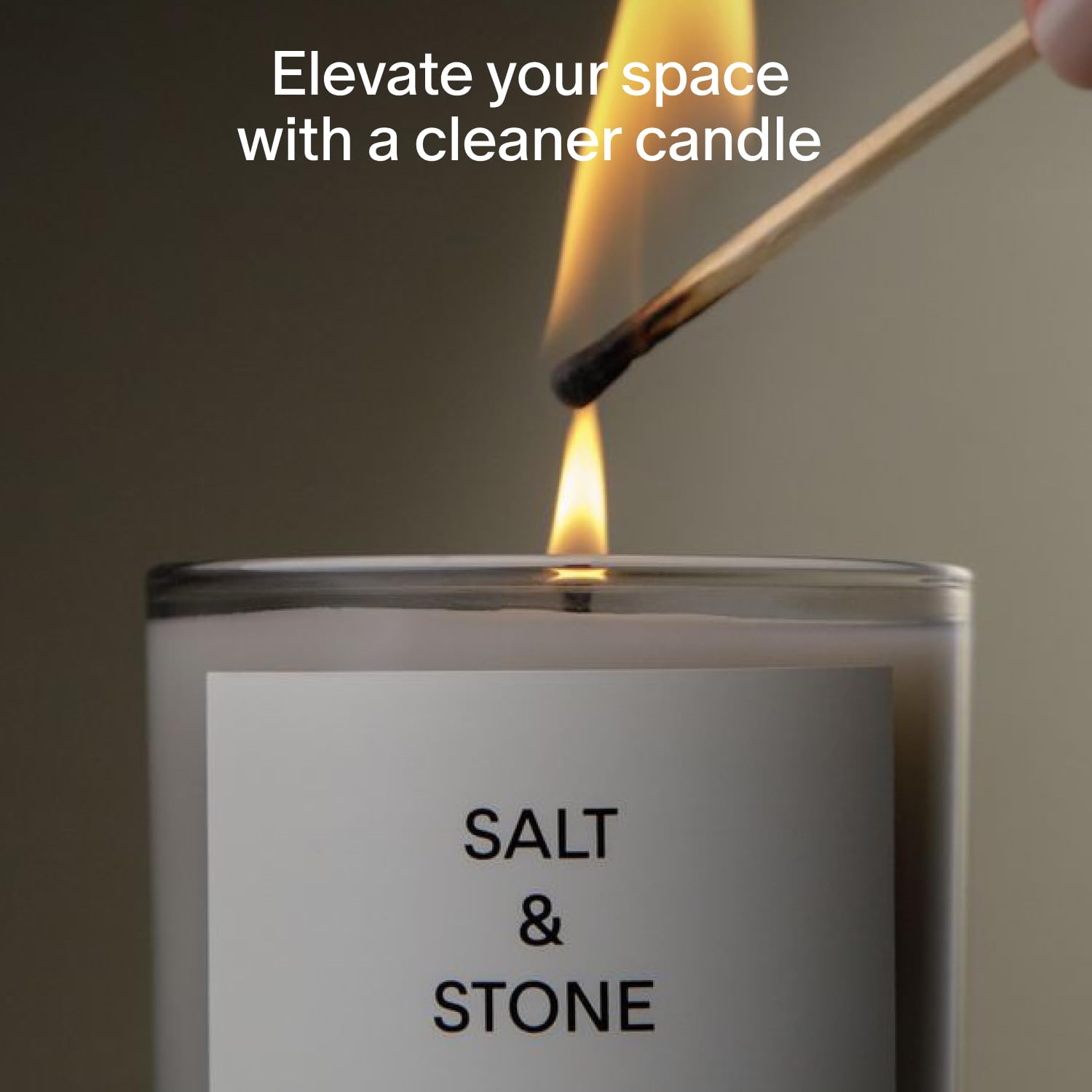 Scented Candle For Women & Men | Hand-Poured, Aromatic & Fragrant | Coconut & Soy Blend Wax | 100% Cotton Wick | Long-Lasting 50 Hour Burn Time (8.5 Oz) (Santal & Vetiver)