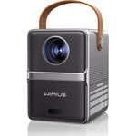 Mini 1080P Projector with 5G WiFi, Bluetooth, Electric Focus, 300" Screen