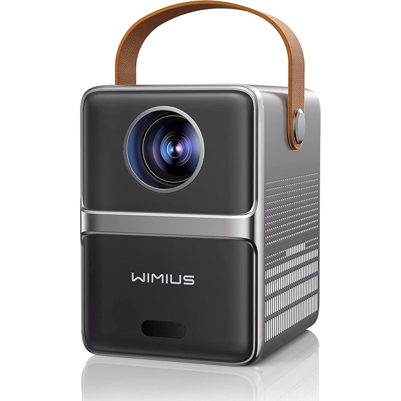 Mini 1080P Projector with 5G WiFi, Bluetooth, Electric Focus, 300" Screen