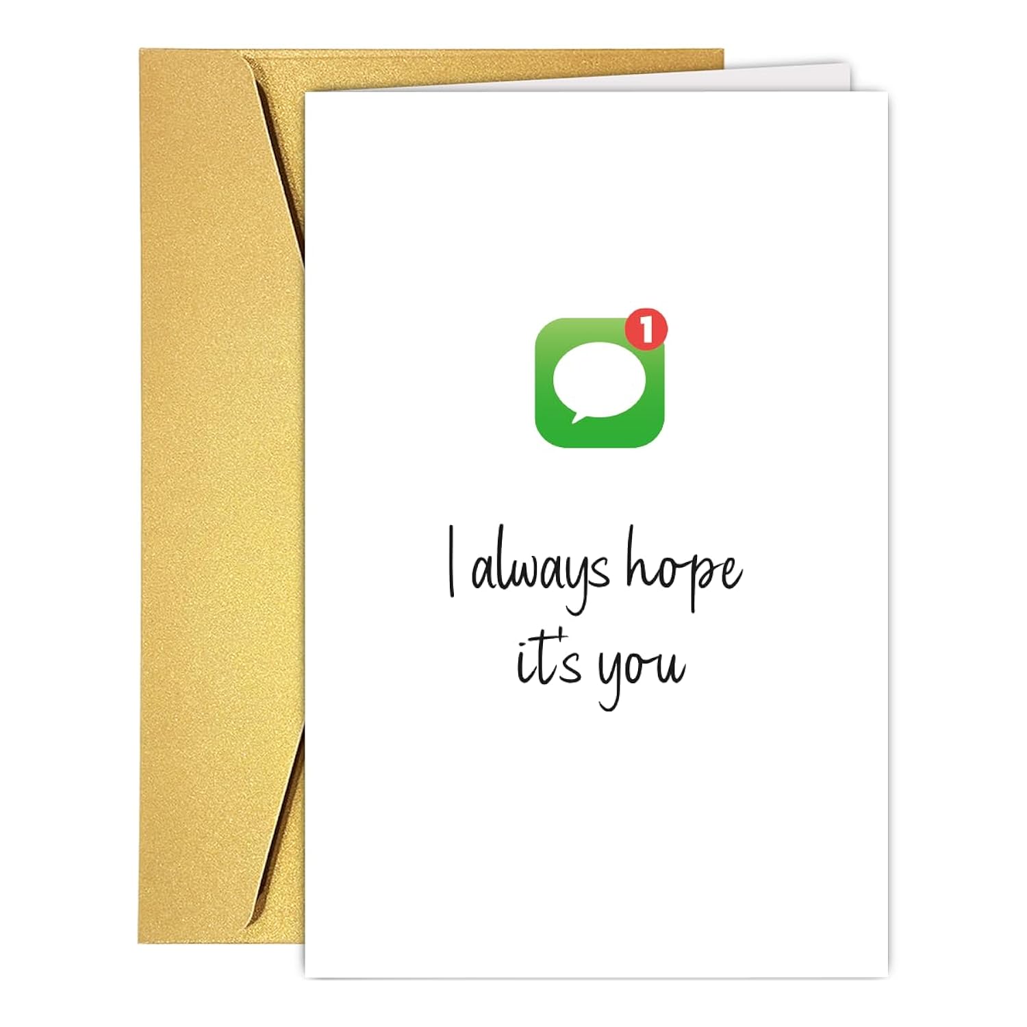 Long Distance Valentines Day Card Gift For Boyfriend Girlfriend Husband Wife Partner, Cute Anniversary Love Card For Him Her, Messages From You Cards, Long Distance Miss You Gift, Romantic Miss You Cards - Hope Is You