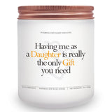 Candle Gifts For Mom From Daughter Son, Funny Unique Mothers Day Gifts Thanksgiving Christmas Birthday Gift For Mom Lavender Candles 7Oz