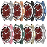 Screen Protector Case Compatible For Samsung Galaxy Watch 6 Classic 43Mm 47Mm Soft Tpu Bumper Cover Case Replacement For Galaxy Watch6 Classic Smart Watch (47Mm, 8Colors)