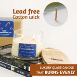 Christmas Candles- 8.8 Oz |Vanilla, Cashmere Scented Winter Candles For Home, Women, Gifts For Her |Soy, Non Toxic, Holiday Candle With 30 Hrs Burntime For Aromatherapy, Christmas Gifts