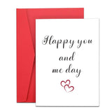 Valentines Day Card For Him Her, Anniversary Card For Women Men, Paper Anniversary Wedding Gifts For Husband Wife Card For Girlfriend Birthday Couple Gift National Boyfriend Day Sweetest Day Christmas