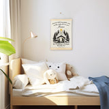 Christian Christmas Nativity Wall Art, Christmas Jesus Birth Wall Decor, Religious Xmas Tree Poster Hanger Frame For Nursery Kids Bedroom Church Home Office Decor, 12X16 Inches