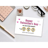 Funny Happy Valentine’S Day Scratch Surprise Card For Him, Cheeky Sweet Valentines Day Card For Husband Boyfriend