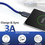 3 Pack 10FT USB A to USB C Fast Charging Cable for iPhone 16 15 Samsung Galaxy Android