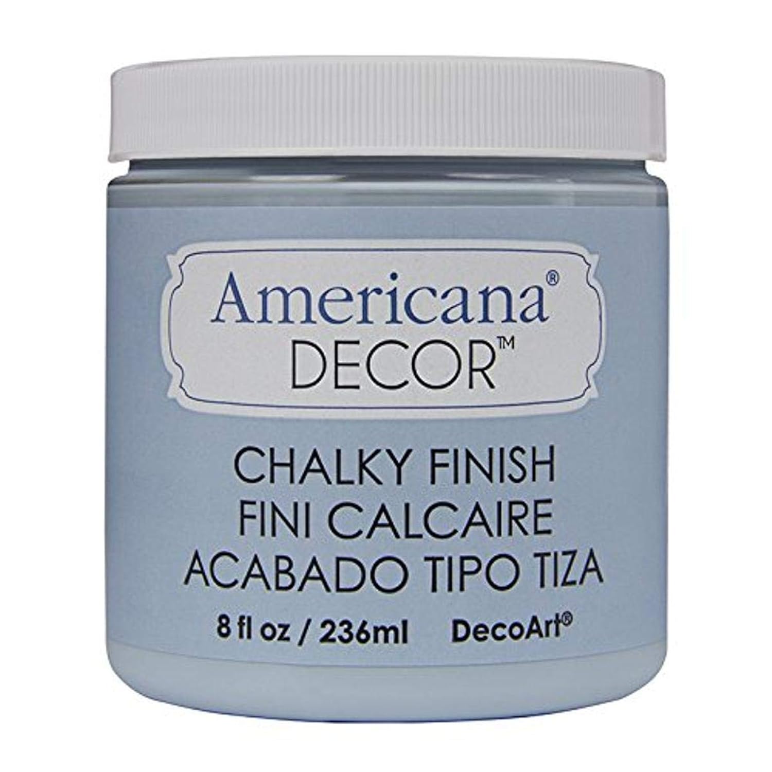 DecoArt ADC-18 Americana Chalky Finish Paint, 8-Ounce, Serene