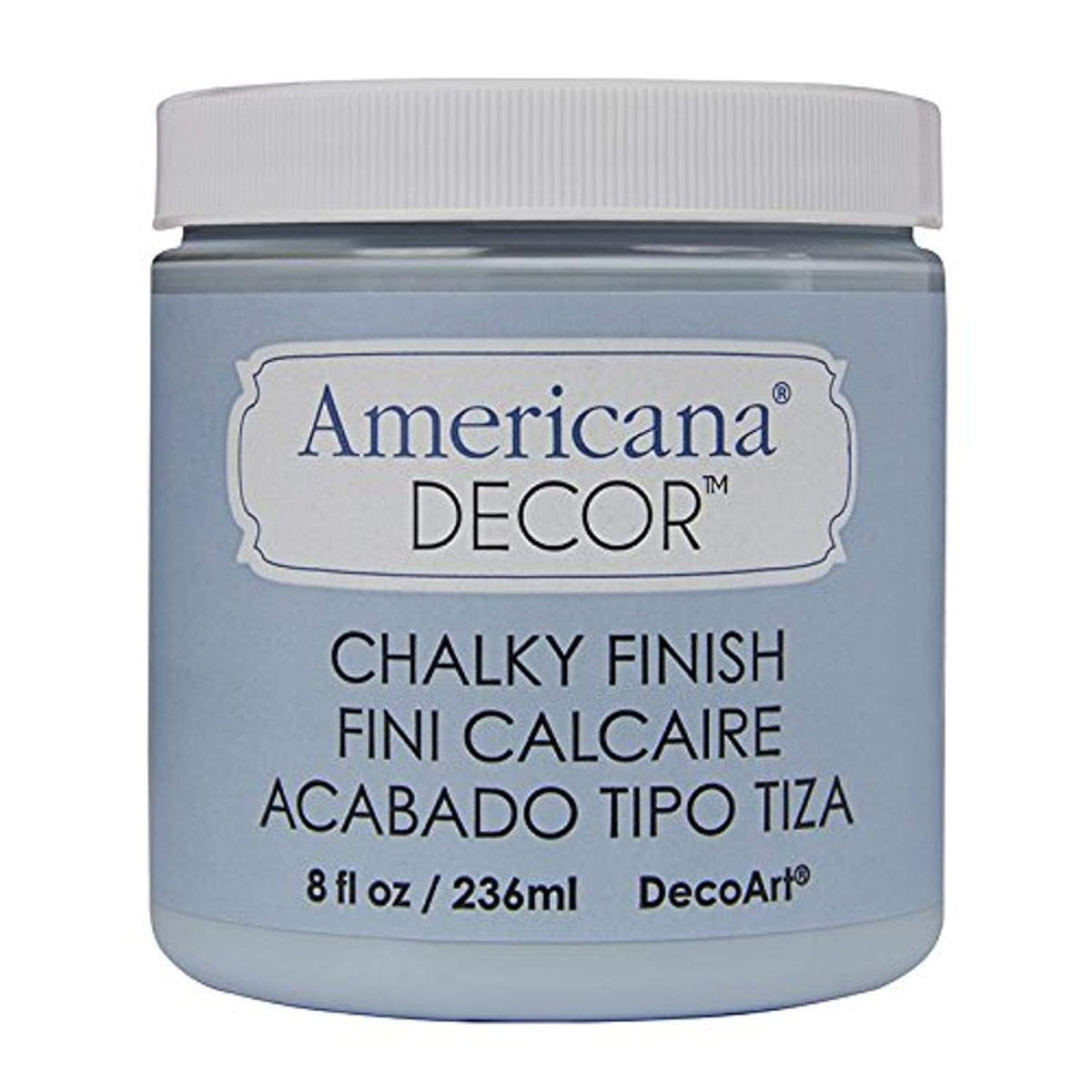 DecoArt ADC-18 Americana Chalky Finish Paint, 8-Ounce, Serene