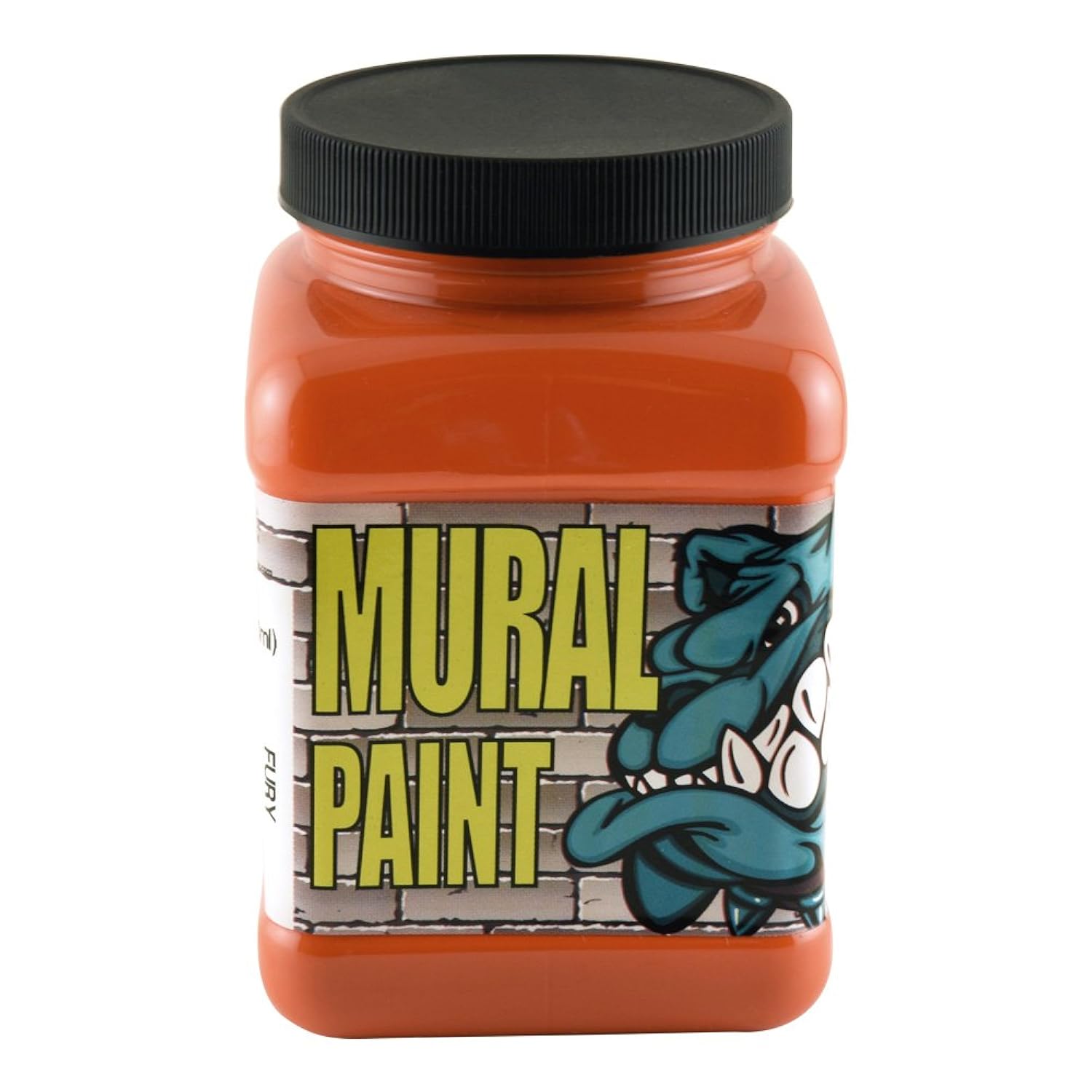 Chroma Acrylic Mural Paint for Interior and Exterior Murals - Lightfast, Mixable, Hard-Wearing Vibrant Pigment, 16 Oz Fury (2452)