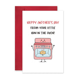 Cute Mother'S Day Card From The Bump, Card For Mom To Be, Happy Mother'S Day From Your Little Bun In The Oven