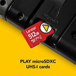 512GB PLAY microSDXC, UHS-I, U3, V30, A2, 160MB/s, 4K, for Switch & Gaming