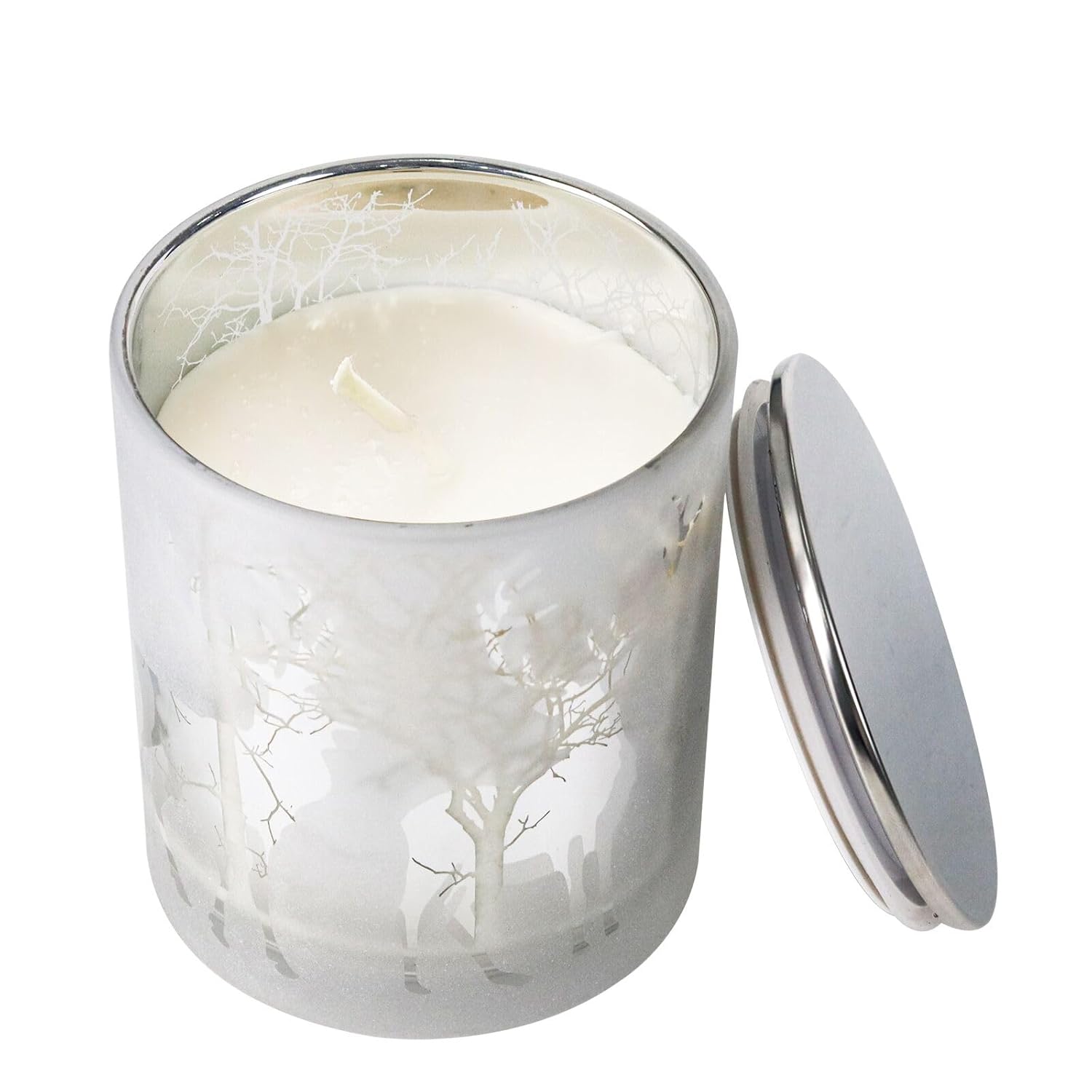 Christmas Scented Candle, 11Oz Vanilla Candle, Soy Wax Aromatherapy Winter Candle For Holiday, Christmas Table Decor Gift For Women Men