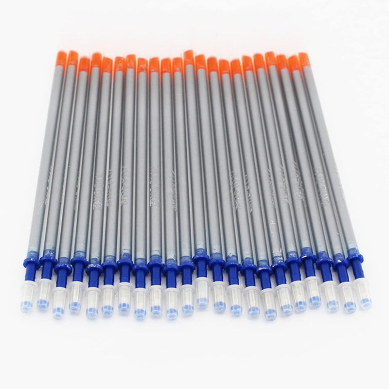 100 Pcs Silver Fabric Marker Ink Pen Refills For Cotton, Silk, Jeans, Leather,