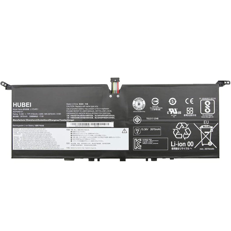 L17C4Pe1 5B10R32748 5B10W67276 L17M4Pe1 5B10R32749 5B10W67274 Laptop Battery R