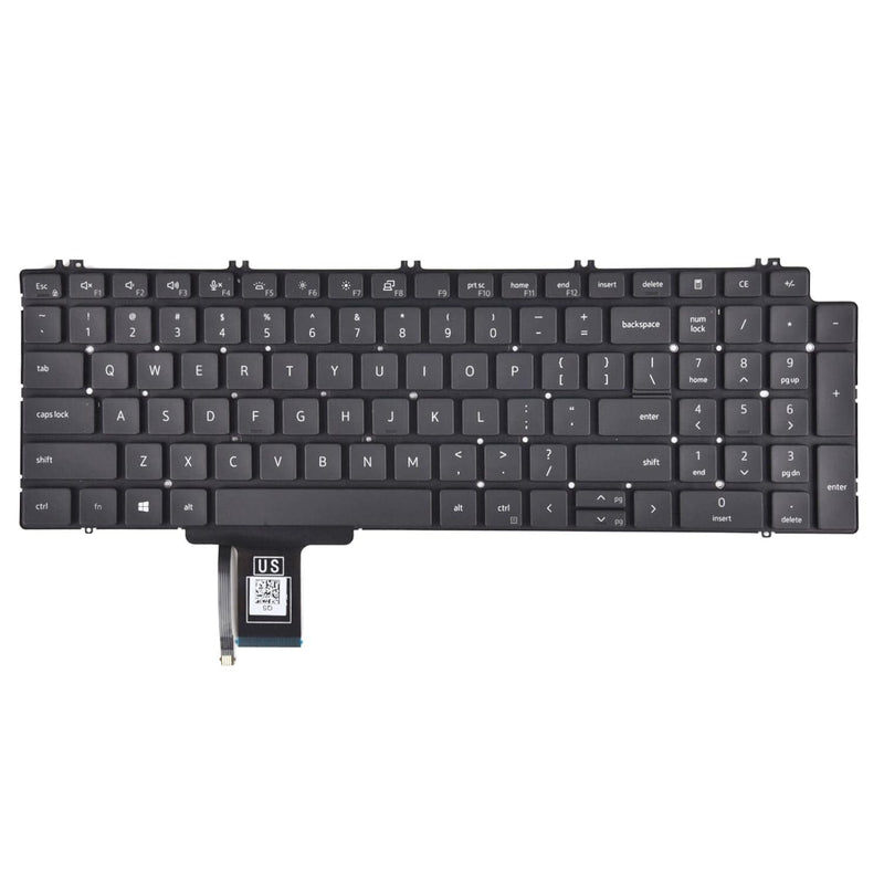 Replacement Keyboard For Dell Precision 7750 7550 7760 7560 Series Laptop With