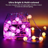 Curtain String Lights 10ft x 10ft RGB Color Changing Fairy Lights