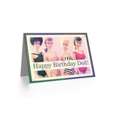 Birthday Happy Toy Model Dolls Girls Art Greetings Greeting Card Gift