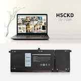 Replacement Laptop Battery for Dell Inspiron 7300 7306 7405 7500 7506 2-in-1 H5CKD