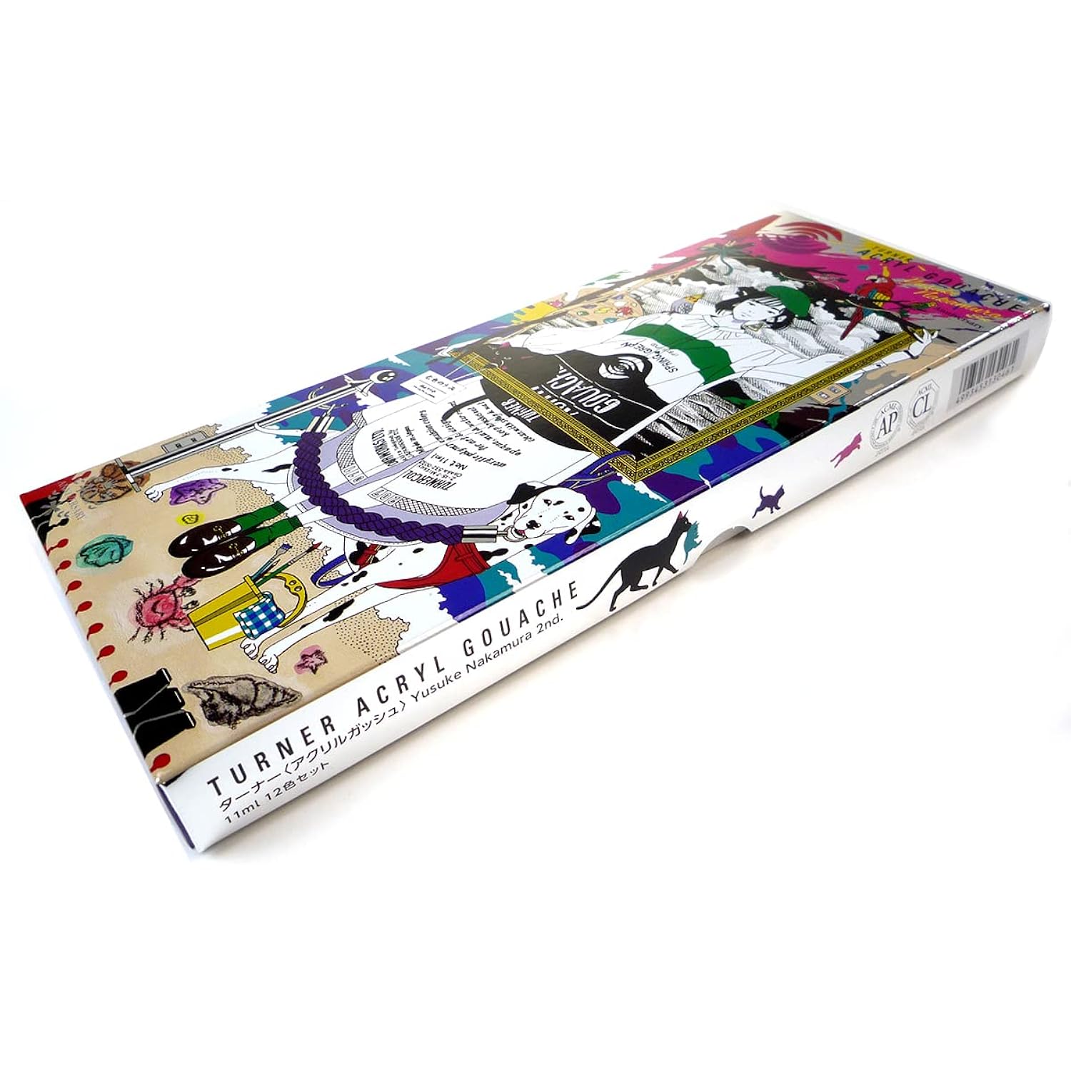 Turner Acryl Gouache Yusuke Nakamura 40Th Anniversary Set Of 12, 11Ml Tubes (Limited Edition)