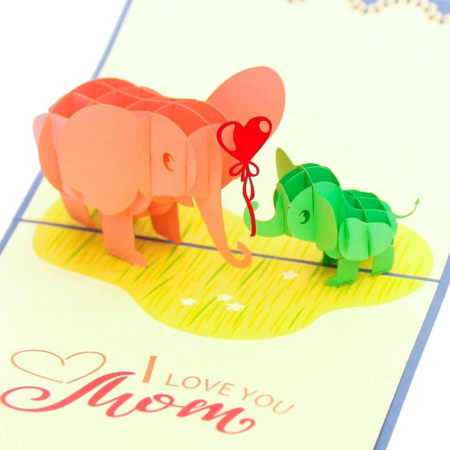 - Adorable Elephants Baby & Mom Mother'S Day 3D Popup Card Thinking Of You Surpring Present For Mom, Woman, Or Someone You Love