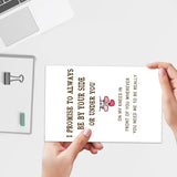 Funny Anniversary Cards, Rude Memorial Cards For Husband Wife, Wicked Confession Card For Boyfriend Girlfriend, Valentine'S Day Card For Fiancé Fiancee-I Promise To Be Always By Your Side Or Under You