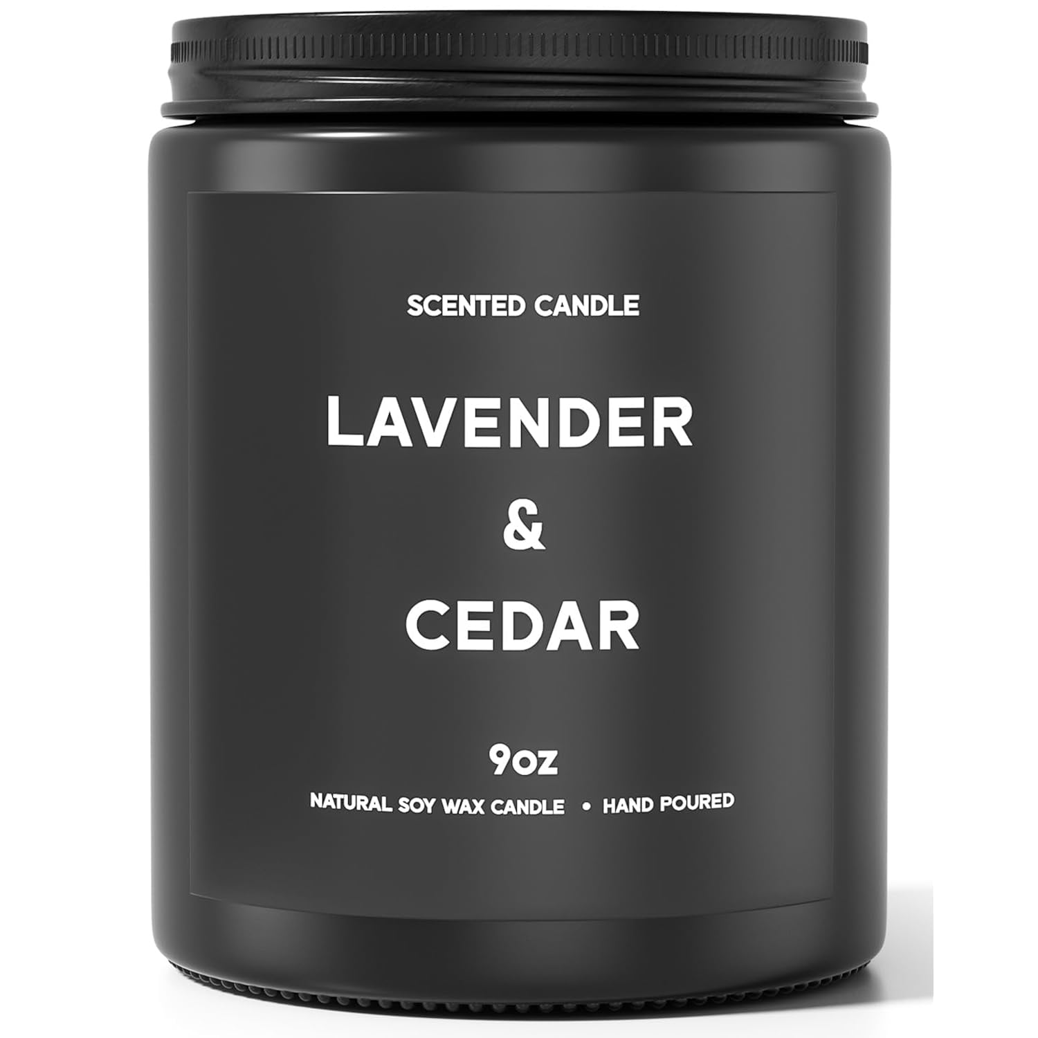 Lavender?Cedar Candle, 9Oz Scented Candle For Men, Scented Candles For Home, Soy Candle Gifts For Men, Personalized Blessing Minimalist Men'S Scented Candle