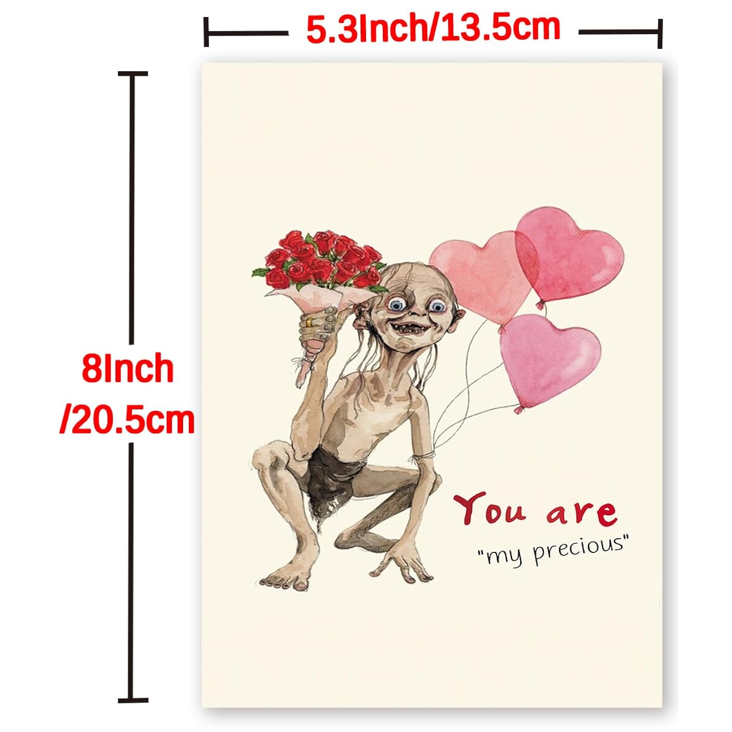 Humorous Valentine'S Day Card For Wife Girlfriend, Funny Valentines Gifts For Women Heryou Are My Precious Card