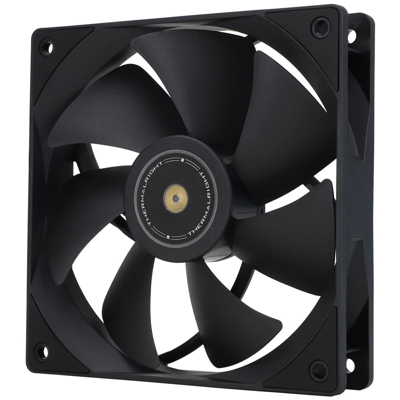 Thermalright TL-G12B 120mm Silent Cooling Fan,Black Compurter Cooling Fan,CPU