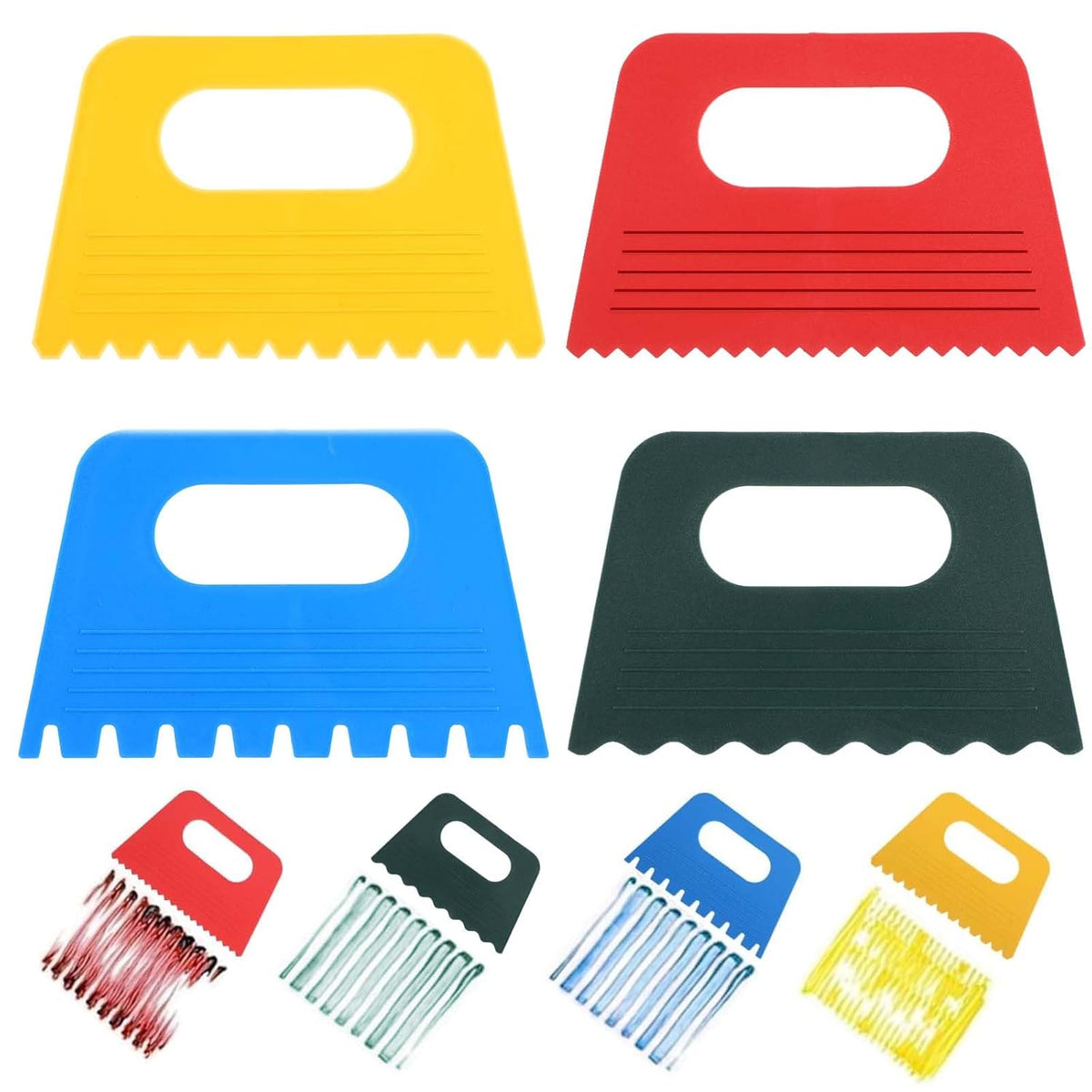 Plastic Paint Scraper Tool, Plastic Textured Art Tools, Diy Graffiti Oil Painting And Drawing Play For Texture Art On Canvas Putty Acrylic Plaster Art Pottery Scraper Tool