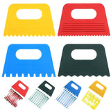 Plastic Paint Scraper Tool, Plastic Textured Art Tools, Diy Graffiti Oil Painting And Drawing Play For Texture Art On Canvas Putty Acrylic Plaster Art Pottery Scraper Tool