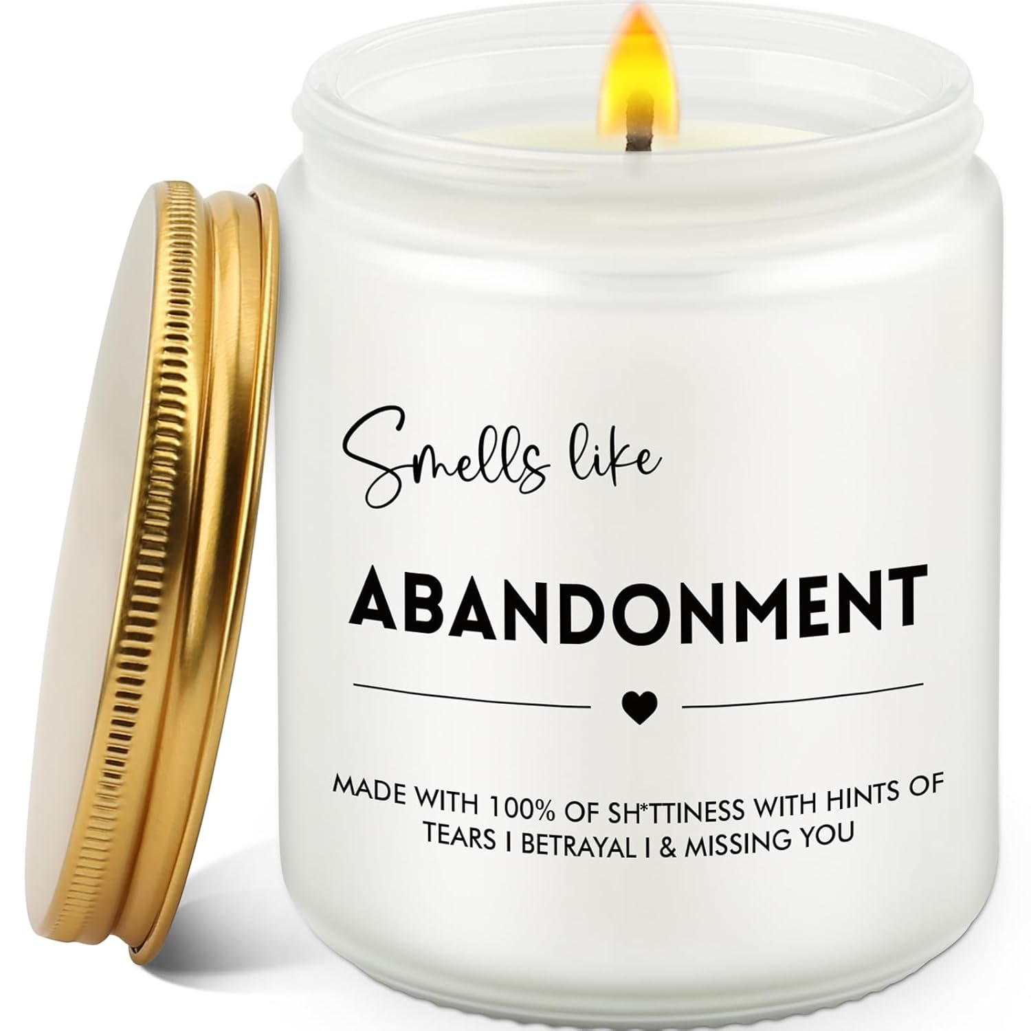 Scented Candle - Graduation Gifts, Moving Away Gifts, Farewell Gifts For Friends, Coworker Leaving, Retirement, Breakup Gifts, Goodbye Gifts For Boss, Work Bestie, Ex-Boyfriend Or Girlfriend