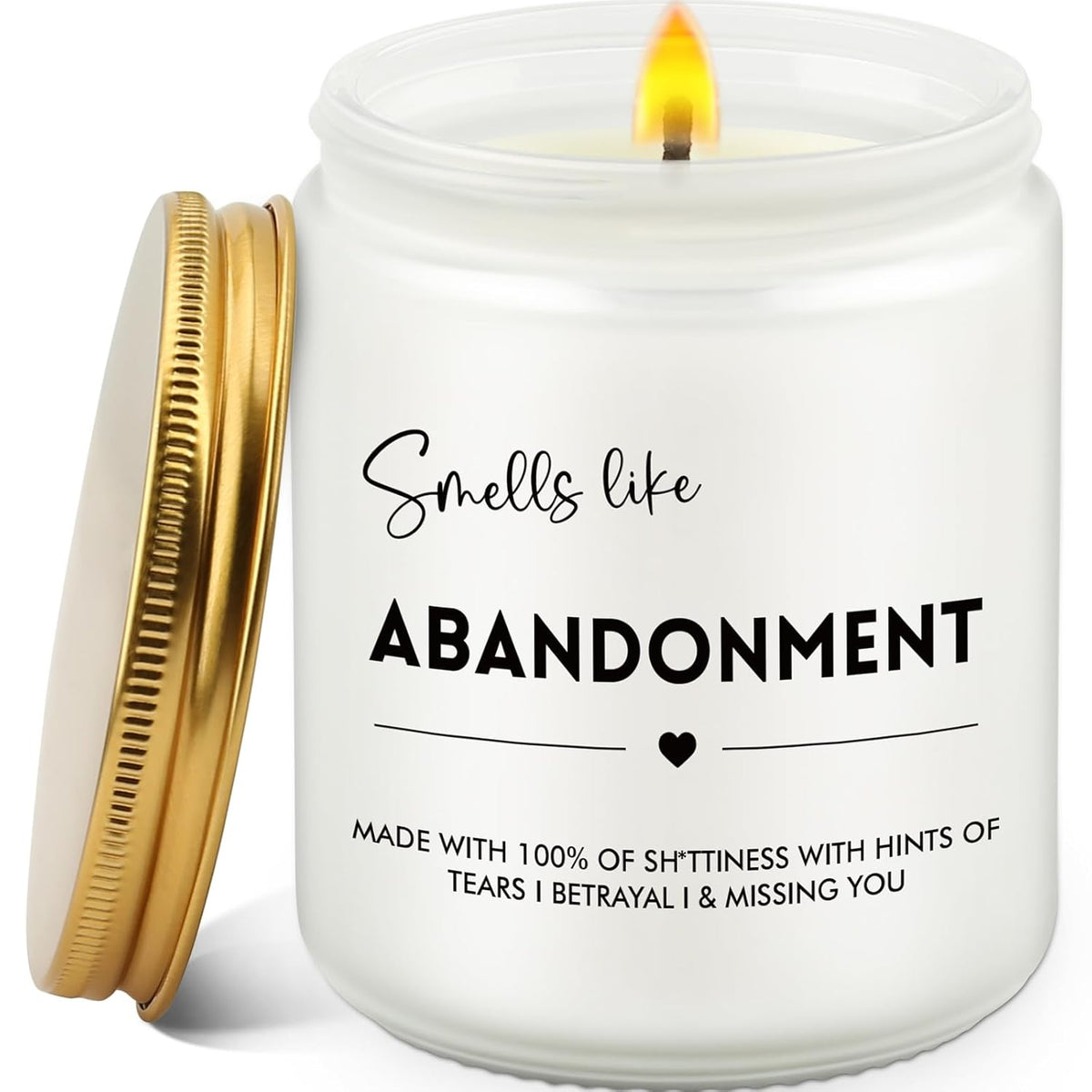 Scented Candle - Graduation Gifts, Moving Away Gifts, Farewell Gifts For Friends, Coworker Leaving, Retirement, Breakup Gifts, Goodbye Gifts For Boss, Work Bestie, Ex-Boyfriend Or Girlfriend