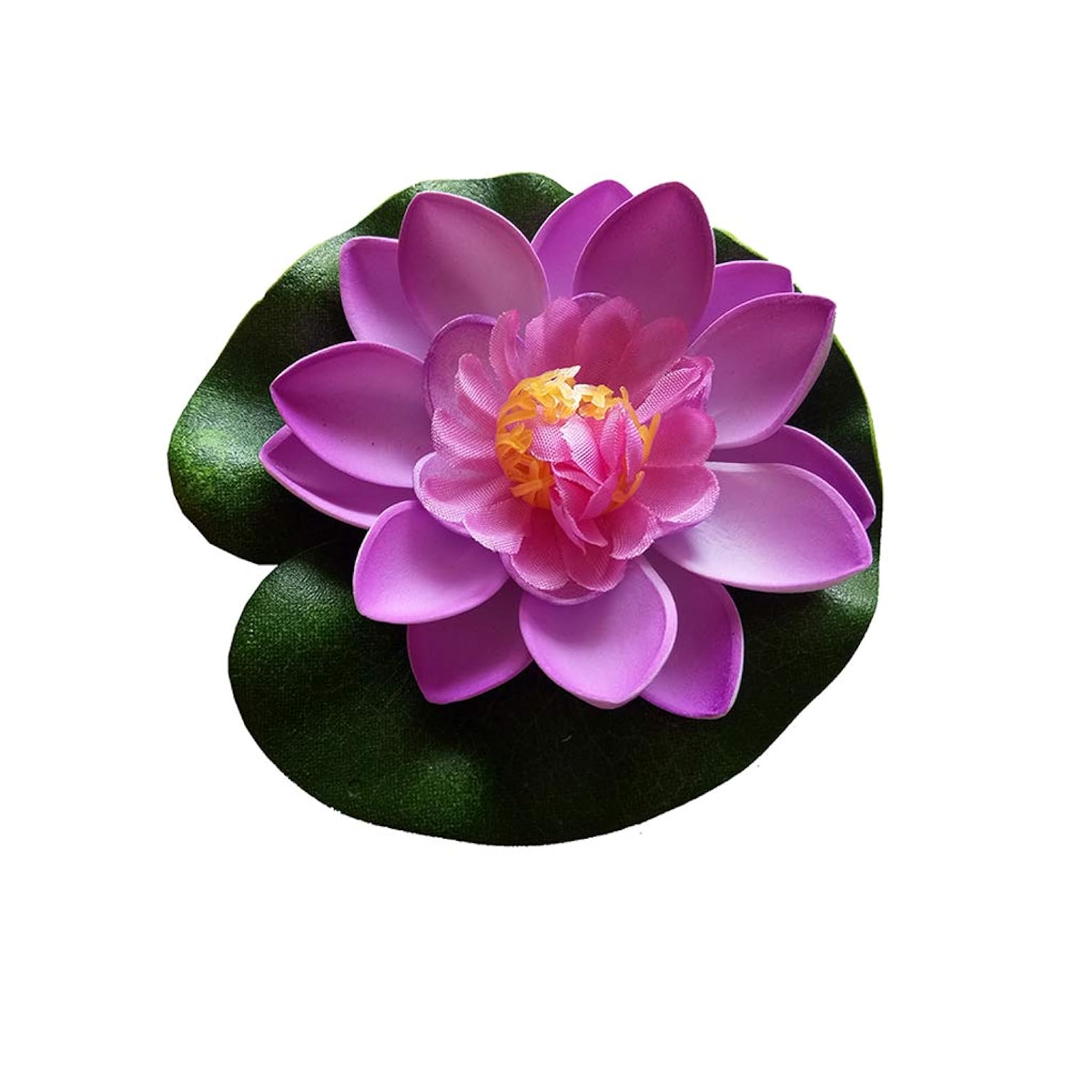 7Pcs 3.9 Inch Artificial Lotus Flower Artificial Flower Pool Aquarium Decoration Eternal Flower Artificial Flower (Purple)