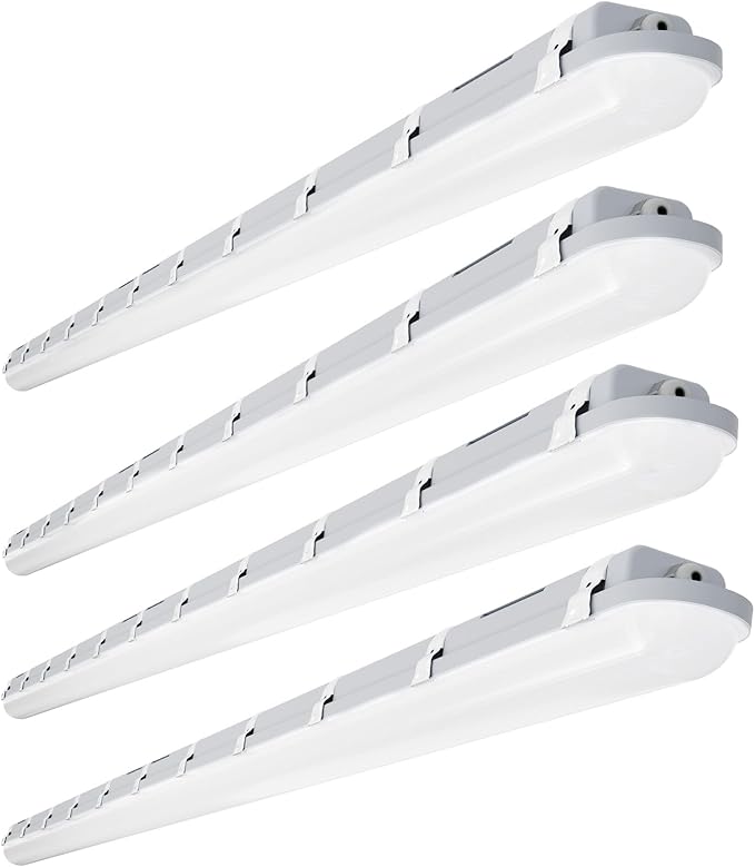 8FT LED Vapor Tight Light 120W 100W 80W Tunable 18000LM IP66 Waterproof Shop Light Fixture