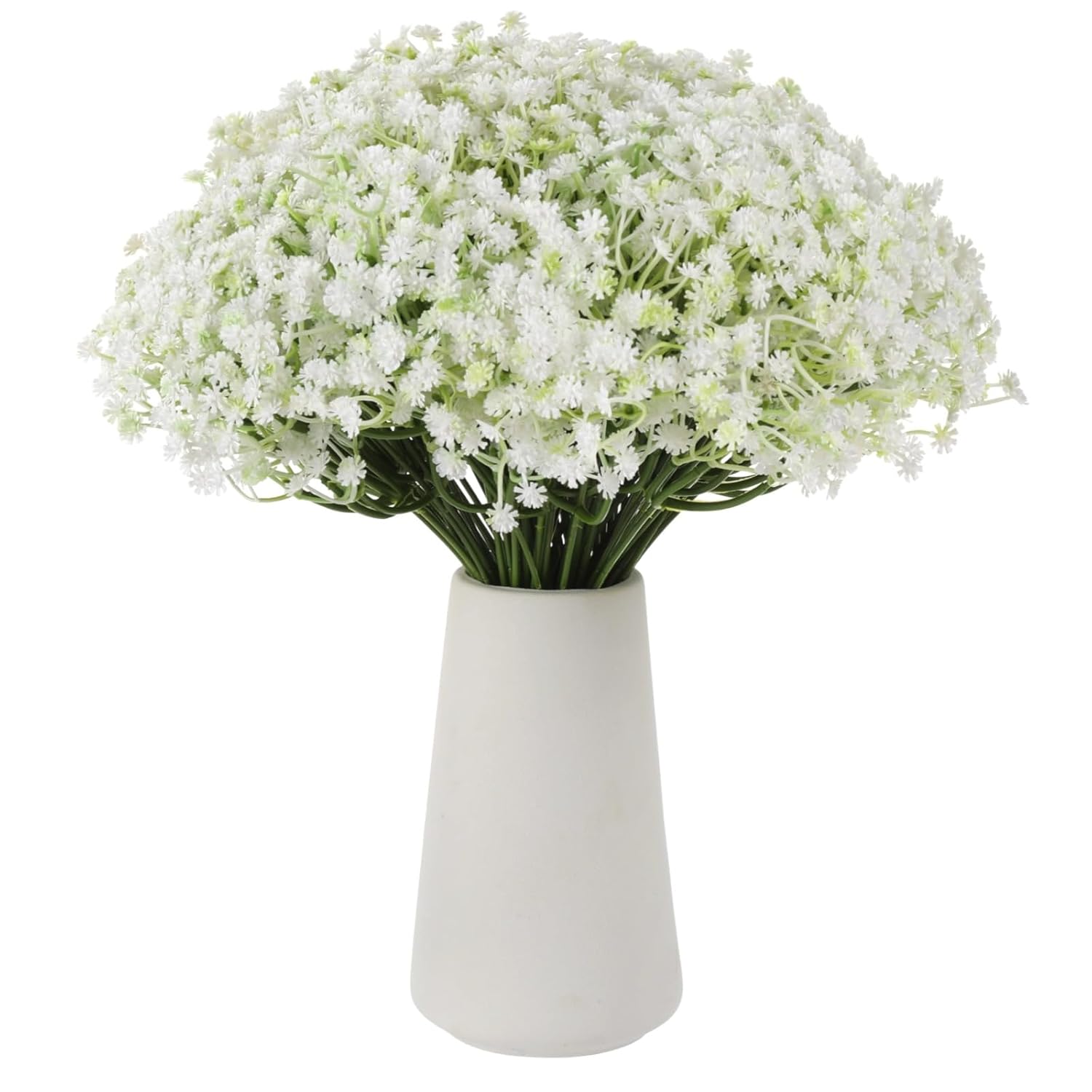 120 Pcs Gypsophila Artificial Flowers, 11.8 In White Delicate Faux Flowers Bouquet, Single Stem With 5 Forks, Wedding Decor, Party Decorations, Versatile Table Centerpieces