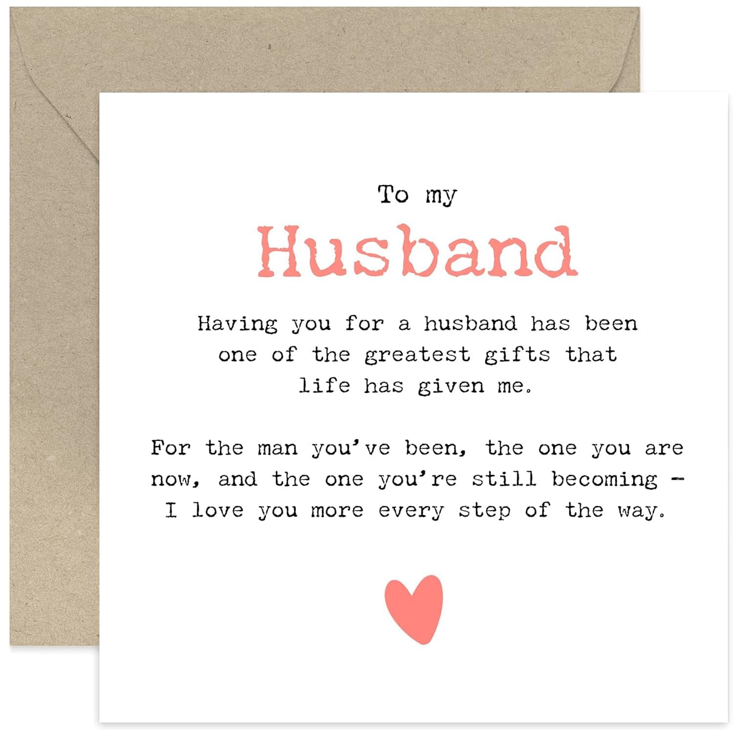 Romantic Anniversary Card For Husband - Special Birthday Gift For Him - Valentine'S Day Special Keepsake Present To Celebrate Years Married Together - 'Thank You For Being You'