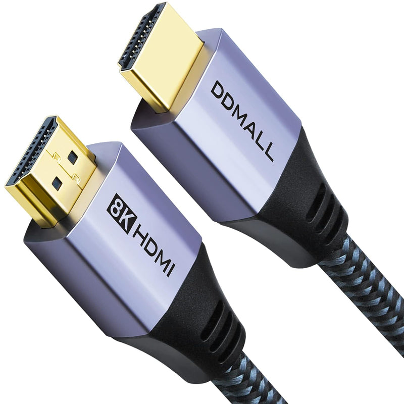 Hdmi 2.1 Cable 3Ft, High Speed (Gaming-Cable) 8K Hdmi 2.1 Cord Nylon Braided 8