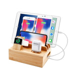 USB Charging Station for Multiple Devices 6 in 1 USB A/C Charger Station Compatible with Apple Product Phone