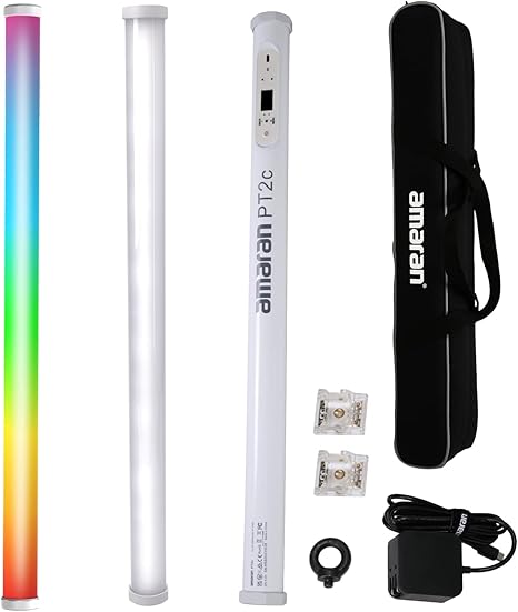 PT2c Pixel LED Tube Light 23.6 Inch RGBWW 8 Pixel Video Light 6W for Studio Photography