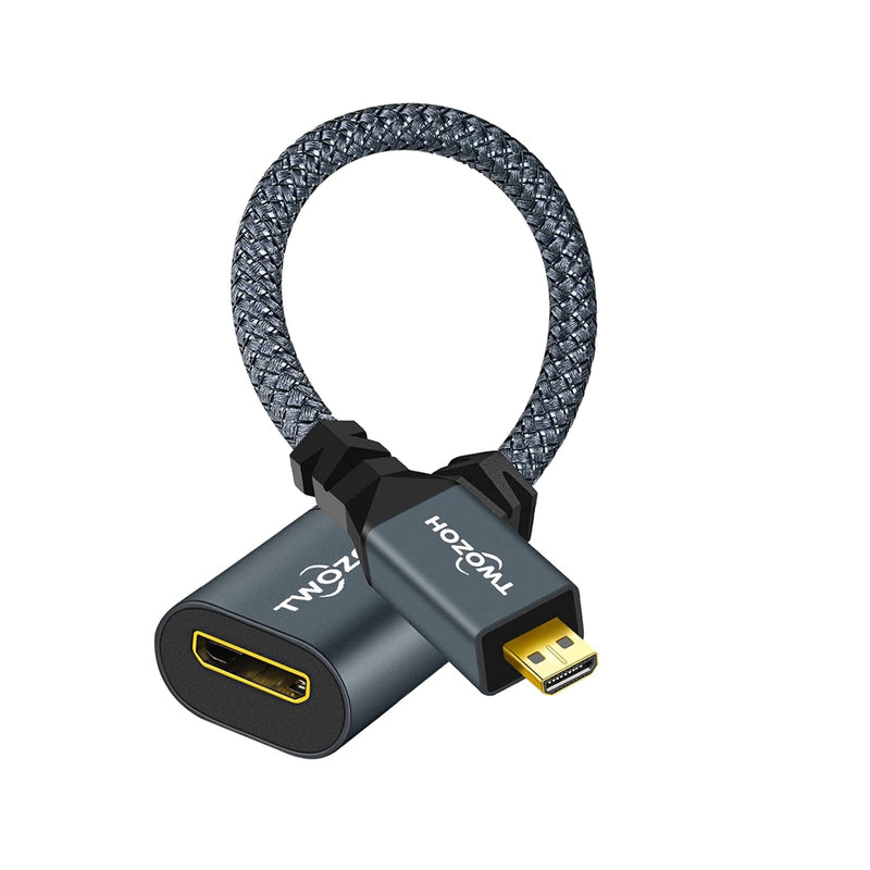 Micro Hdmi Male To Mini Hdmi Female Adapter Cable, Micro Hdmi D Type Male To M