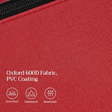 Christmas Tree Storage Bag, Holiday Tree Storage Container, Up To 9 Ft, Tree Holder Bag, Wear-Resistant 600D Oxford Fabric, Lightweight, Thick Handles, Red Urxs003R01