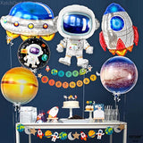 Big Mylar Space Balloons - 37 Inch, Pack Of 6 | Astronaut Balloon For Space Party Decorations | Two The Moon Birthday Boy Astronaut Birthday Decorations | Space Themed Party Decorations