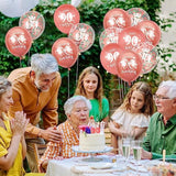 90Th Latex Birthday Balloons,15 Pcs Rose Gold Happy 90Th Birthday Balloons, Rose Gold 90Th Birthday Party Decorations Balloons For Women Men 90Th Birthday Anniversary Decoration
