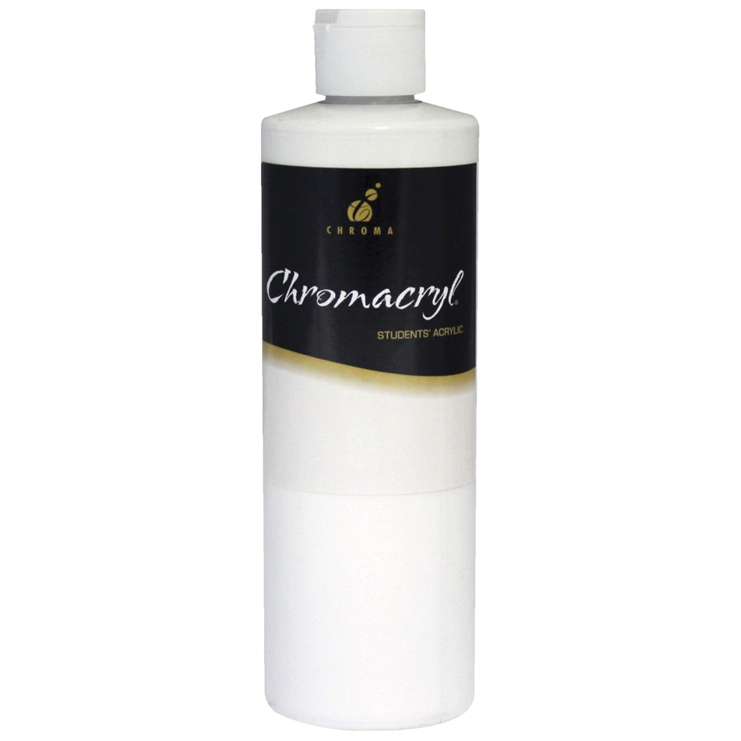 Chromacryl Premium Students Acrylic Paint, Pint, Blockout White