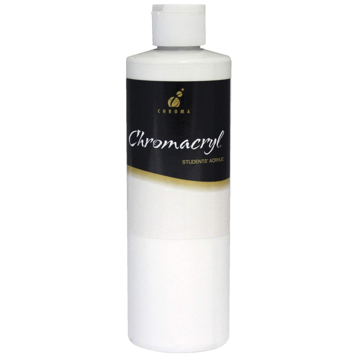 Chromacryl Premium Students Acrylic Paint, Pint, Blockout White